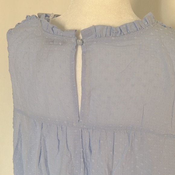 NWT Davi & Dani Clip Dot Sleeveless Blouse - Picture 5 of 6